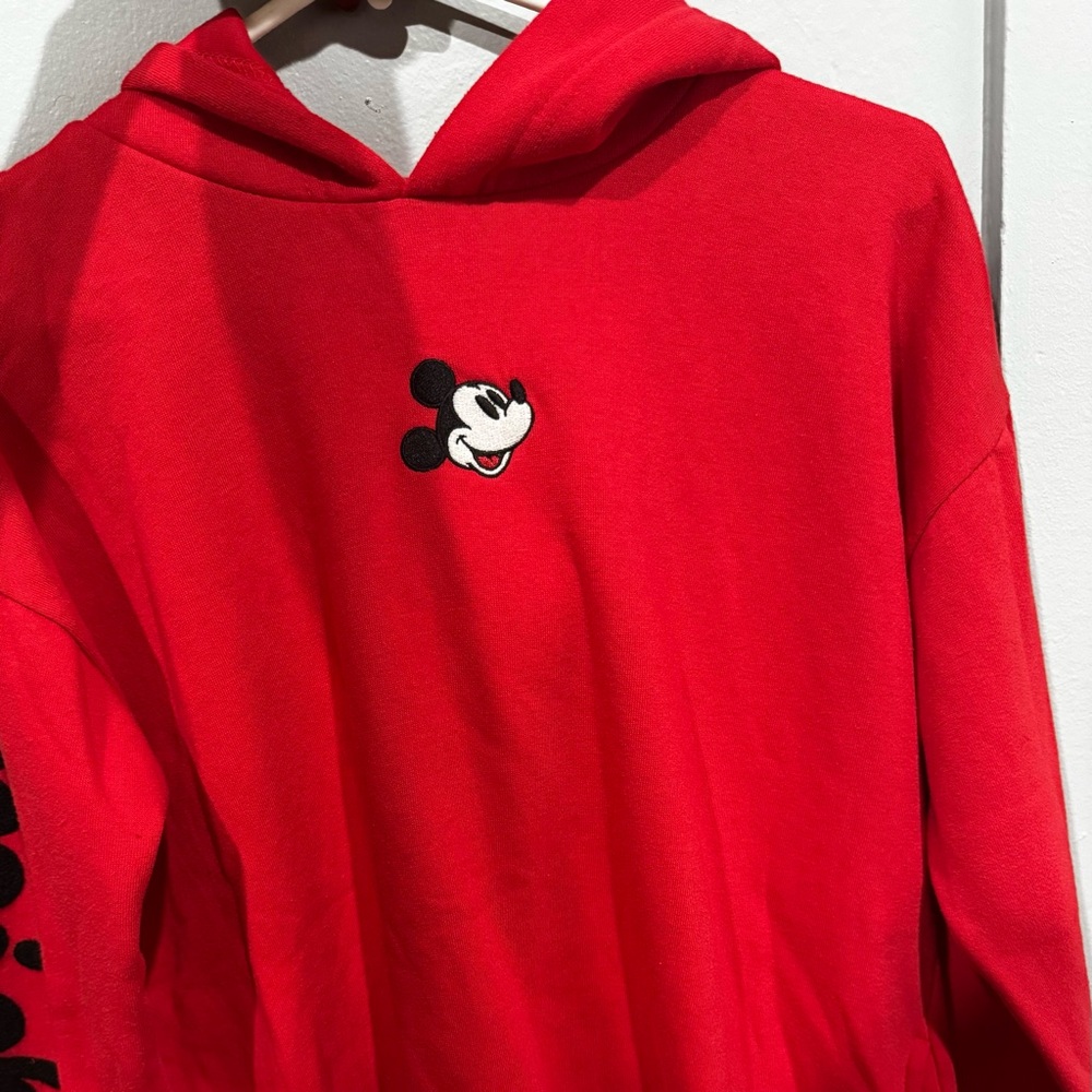 Red Mickey Mouse Hoodie